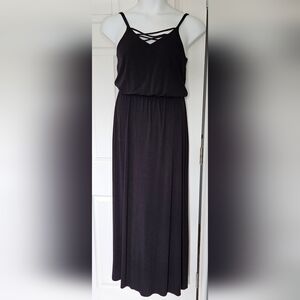 Maurice's Black Sleeveless Maxi Dress